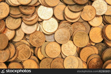 coins background ten kopeks