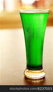 Cold green beer for st.Patrick&rsquo;s day holiday celebration