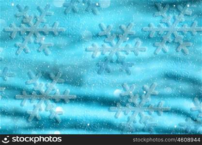 cold holiday background with a beautiful snowflakes.
