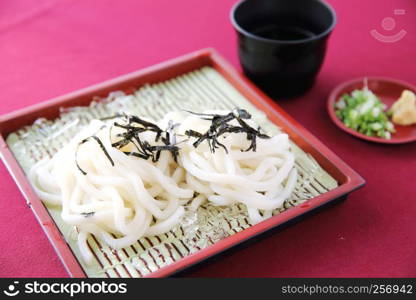 Cold Udon noodles