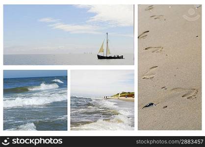 collage of beautiful sea pictures