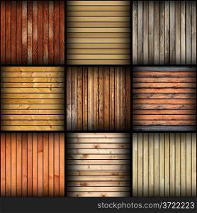collage of different wooden tiles for floor finishing or other carpentry work