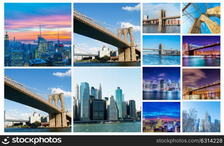 Collage of New York photos