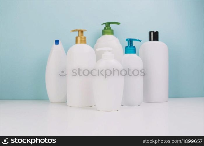 collection blank cosmetics bottles. Resolution and high quality beautiful photo. collection blank cosmetics bottles. High quality beautiful photo concept