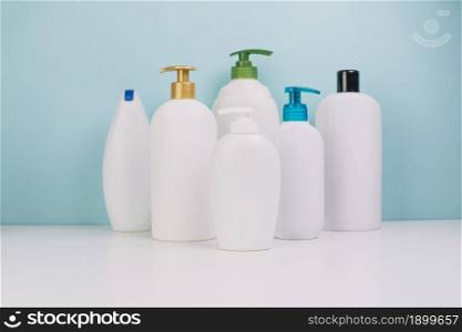 collection blank cosmetics bottles. Resolution and high quality beautiful photo. collection blank cosmetics bottles. High quality beautiful photo concept