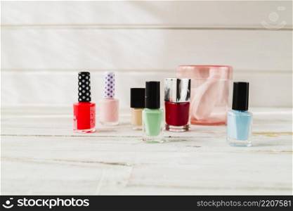 collection nail polishes