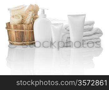 collection of bathing articles