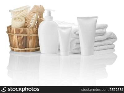 collection of bathing articles
