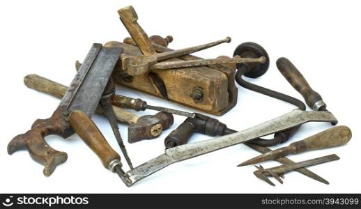 Collection of Carpenter Tools Pile