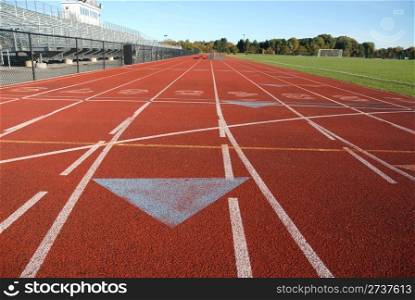 College running track & soccer field