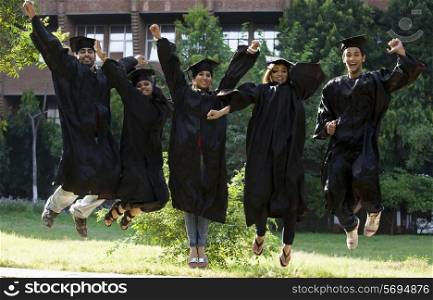 College students celebrating