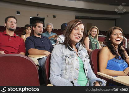 College students in classroom