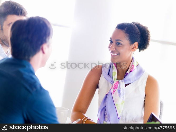 Collegues working together in an office