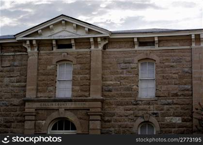 Collin County Prison, built in stone, finished in 1880.