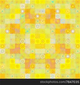 Color background with abstract bright mosaic pattern