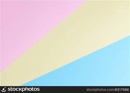 Color blocks paper background. Color blocks paper pink, yellow and blue background