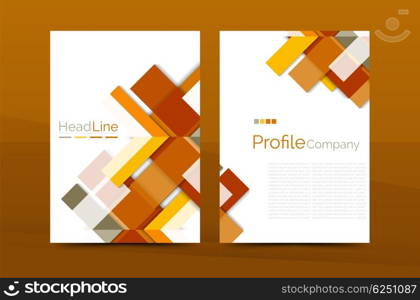 Color business brochure cover template, annual report front page, A4 size, leaflet abstract background, magazine design, flyer layout