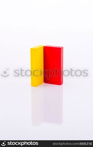 Color Dominoes on a white background