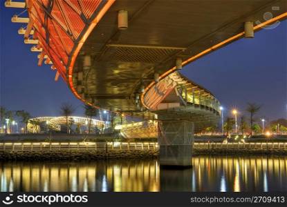 Color modern bridge