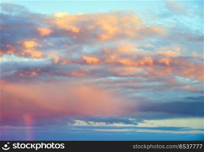 Color sky summer backround. Color sky summer backround. Clouds and air. Color sky summer backround