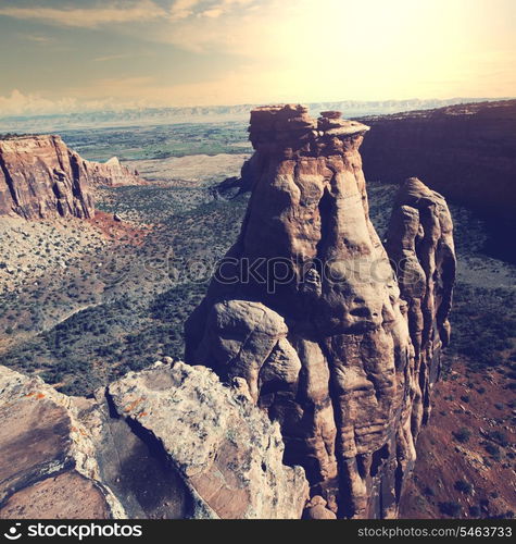 Colorado Monument in USA