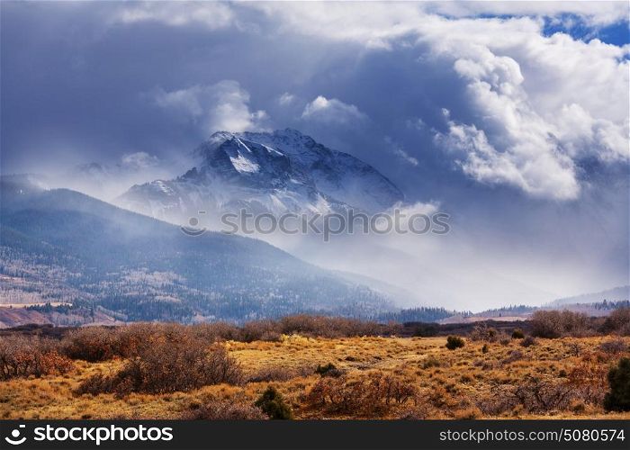 Colorado mountains. Mountain Landscape in Colorado Rocky Mountains, Colorado, United States.