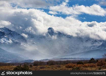 Colorado mountains. Mountain Landscape in Colorado Rocky Mountains, Colorado, United States.