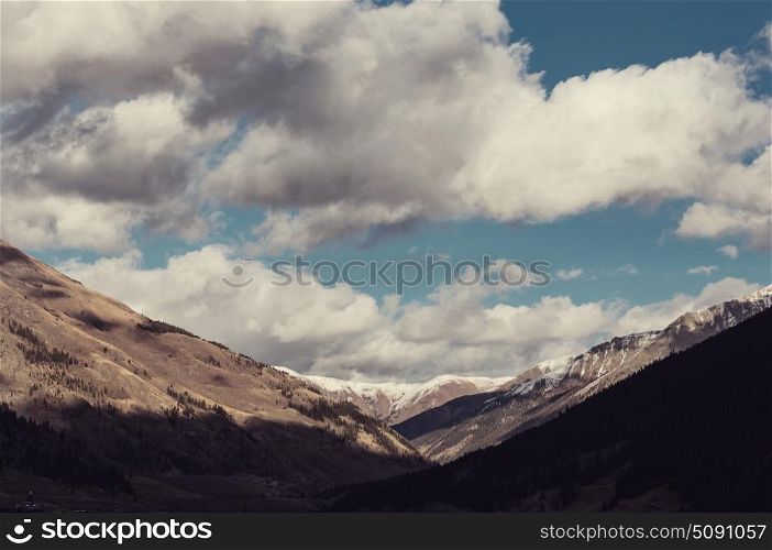 Colorado mountains. Mountain Landscape in Colorado Rocky Mountains, Colorado, United States.