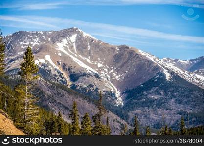 colorado rocky mountains near monarch pass