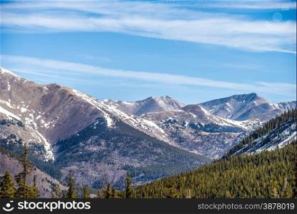 colorado rocky mountains near monarch pass