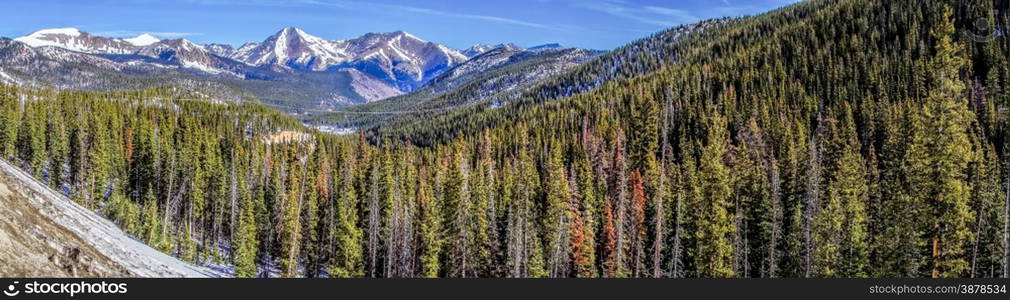 colorado rocky mountains near monarch pass