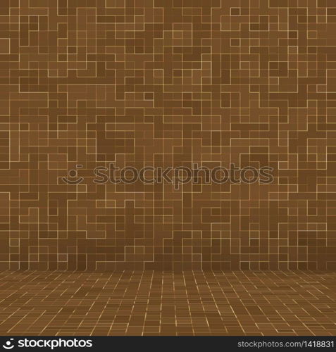 Colored ceramic stones. Abstract Smooth Brown Mosiac Texture abstract ceramic mosaic adorned building. Abstract Seamless Pattern. Colored ceramic stones. Abstract Smooth Brown Mosiac Texture abstract ceramic mosaic adorned building. Abstract Seamless Pattern.