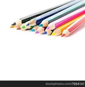 Colored pencils isolated