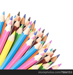 Colored pencils isolated