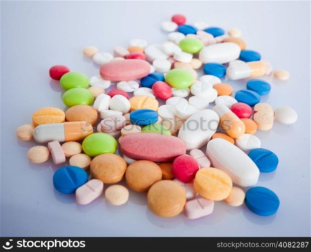 Colored pills