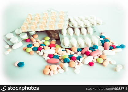 Colored pills