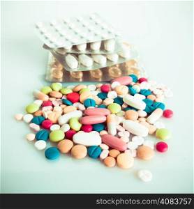 Colored pills