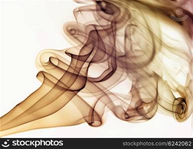 colored rays smoke abstract in white background