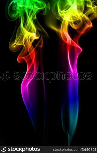 colored smoke abstract background close up