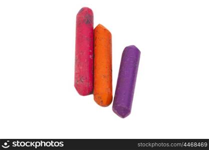 colored wax crayons