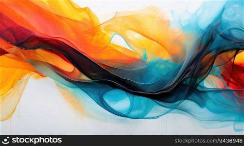 Colorful abstract art background. Generative AI