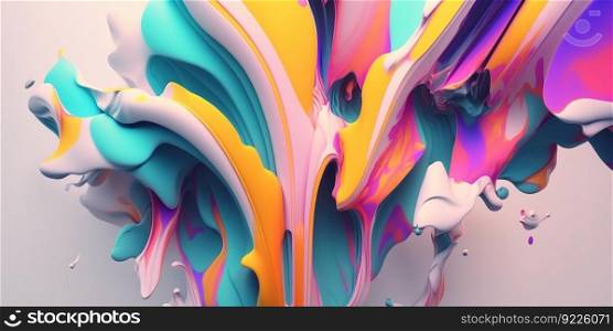 colorful abstract background. Generative ai. colorful abstract background. Generative ai image