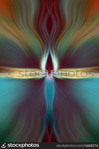 Colorful Abstract Background. Graphic modern art. Fractal artwork. Creative wavy multi color background for banner design. Digital fantasy effect. Trendy desktop wallpaper. Futuristic Fractal Pattern