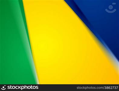 Colorful abstract background in Brazilian colors. background in Brazilian colors