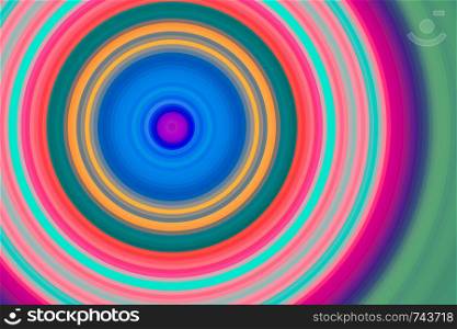 Colorful abstract background with circular lines