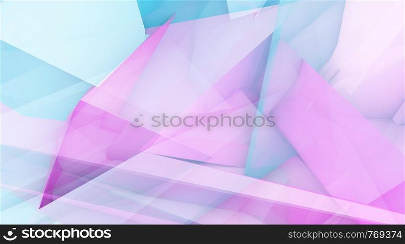 Colorful Abstract Background with Crystal Facets Concept. Colorful Abstract Background