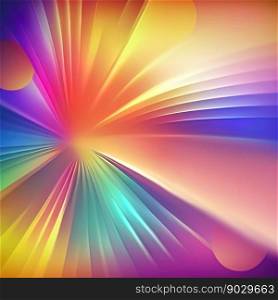 Colorful abstract background with glowing neon lights in dark studio with purple and blue lights. 3d illustration of 4K UHD dark tunnel