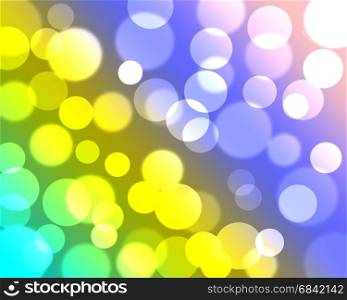 Colorful abstract bokeh background