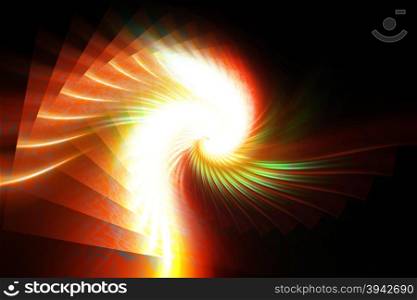 colorful abstract explosion on a black background