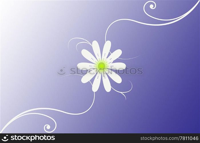 Colorful abstract floral background